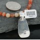 Handmade Certified Authentic Navajo .925 Sterling Silver Natural Spiny Oyster and Turquoise Native American Necklace 390671275377
