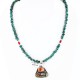 Handmade Certified Authentic Navajo .925 Sterling Silver Natural Spiny Oyster and Turquoise Native American Necklace 390755327209 Handmade Certified Authentic Navajo .925 Sterling Silver Natural Spiny Oyster and Turquoise Native American Necklace 390755327209