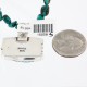Handmade Certified Authentic Navajo .925 Sterling Silver Natural Spiny Oyster and Turquoise Native American Necklace 390761448155