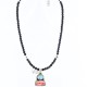 Handmade Certified Authentic Navajo .925 Sterling Silver Natural Spiny Oyster and Turquoise Native American Necklace 390763718920
