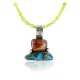 Handmade Certified Authentic Navajo .925 Sterling Silver Natural Spiny Oyster and Turquoise Native American Necklace 390768947543 Handmade Certified Authentic Navajo .925 Sterling Silver Natural Spiny Oyster and Turquoise Native American Necklace 390768947543