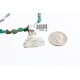 Handmade Certified Authentic Navajo .925 Sterling Silver Natural Spiny Oyster and Turquoise Native American Necklace 390778438708