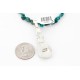 Handmade Certified Authentic Navajo .925 Sterling Silver Natural Spiny Oyster and Turquoise Native American Necklace 390805320714