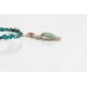 Handmade Certified Authentic Navajo .925 Sterling Silver Natural Spiny Oyster and Turquoise Native American Necklace 390805465349