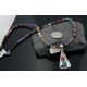 Handmade Certified Authentic Navajo .925 Sterling Silver Natural Spiny Oyster, Multicolor Stones and Turquoise Native American Necklace & Pendant 390647431918