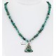Handmade Certified Authentic Navajo .925 Sterling Silver Natural ST and Turquoise Native American Necklace 390851821683