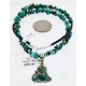 Handmade Certified Authentic Navajo .925 Sterling Silver Natural ST and Turquoise Native American Necklace 390851821683