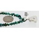Handmade Certified Authentic Navajo .925 Sterling Silver Natural ST and Turquoise Native American Necklace 390851821683