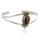 Handmade Navajo .925 Sterling Silver Natural Tigers Eye Native American Bracelet 12584 Handmade Navajo .925 Sterling Silver Natural Tigers Eye Native American Bracelet 12584