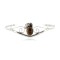 Handmade Certified Authentic Navajo .925 Sterling Silver Natural Tigers Eye Native American Bracelet 12948-4