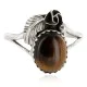 Handmade Navajo .925 Sterling Silver Natural Tigers Eye Native American Ring Size 8 1/2 26203-10 Handmade Navajo .925 Sterling Silver Natural Tigers Eye Native American Ring Size 8 1/2 26203-10