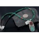 Handmade Certified Authentic Navajo .925 Sterling Silver Natural Turquoise and Coral Native American Necklace & Pendant 370891934268
