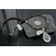 Handmade Certified Authentic Navajo .925 Sterling Silver Natural Turquoise and Tigers Eye Native American Necklace & Pendant 370918307180