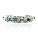 Handmade Navajo .925 Sterling Silver Natural Turquoise Native American Bracelet 12755-4