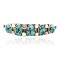 Handmade Certified Authentic Navajo .925 Sterling Silver Natural Turquoise Native American Bracelet 12755-5