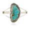 Handmade Certified Authentic Navajo .925 Sterling Silver Natural Turquoise Native American Bracelet 12756-1