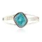 Handmade Navajo .925 Sterling Silver Natural Turquoise Native American Bracelet 12897 Handmade Navajo .925 Sterling Silver Natural Turquoise Native American Bracelet 12897