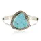 Handmade Navajo .925 Sterling Silver Natural Turquoise Native American Bracelet 12982 Handmade Navajo .925 Sterling Silver Natural Turquoise Native American Bracelet 12982
