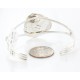 Handmade Certified Authentic Navajo .925 Sterling Silver Natural Turquoise Native American Bracelet 371064266111