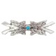 Handmade Certified Authentic Navajo .925 Sterling Silver Natural Turquoise Native American Hair Barrette 90002 Handmade Certified Authentic Navajo .925 Sterling Silver Natural Turquoise Native American Hair Barrette 90002