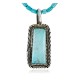 Handmade Certified Authentic Navajo .925 Sterling Silver Natural Turquoise Native American Necklace 15082 Handmade Certified Authentic Navajo .925 Sterling Silver Natural Turquoise Native American Necklace 15082