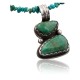 Handmade Certified Authentic Navajo .925 Sterling Silver Natural Turquoise Native American Necklace 370842449535