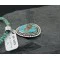 Handmade Navajo .925 Sterling Silver Natural Turquoise Native American Necklace 370874130337 Handmade Navajo .925 Sterling Silver Natural Turquoise Native American Necklace 370874130337