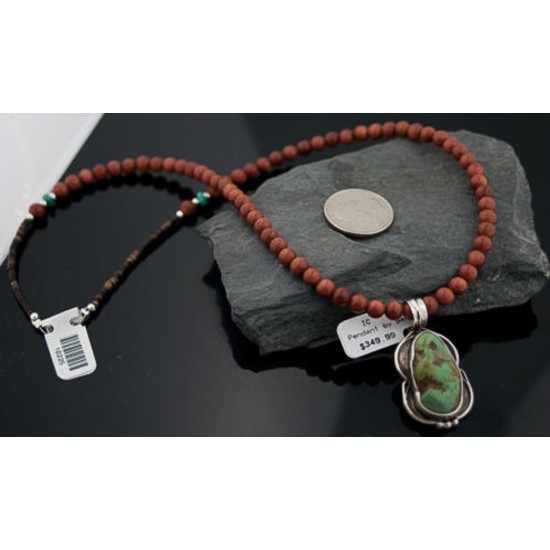 Handmade Certified Authentic Navajo .925 Sterling Silver Natural Turquoise Native American Necklace 370874436905 Handmade Certified Authentic Navajo .925 Sterling Silver Natural Turquoise Native American Necklace 370874436905