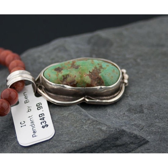 Handmade Certified Authentic Navajo .925 Sterling Silver Natural Turquoise Native American Necklace 370874436905 Handmade Certified Authentic Navajo .925 Sterling Silver Natural Turquoise Native American Necklace 370874436905