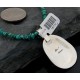 Handmade Certified Authentic Navajo .925 Sterling Silver Natural Turquoise Native American Necklace 370876467536