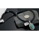 Handmade Certified Authentic Navajo .925 Sterling Silver Natural Turquoise Native American Necklace 370880526626