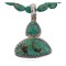 Handmade Navajo .925 Sterling Silver Natural Turquoise Native American Necklace 370886181216