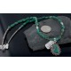 Handmade Certified Authentic Navajo .925 Sterling Silver Natural Turquoise Native American Necklace 370886463334