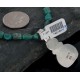 Handmade Certified Authentic Navajo .925 Sterling Silver Natural Turquoise Native American Necklace 370888307756