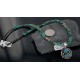 Handmade Certified Authentic Navajo .925 Sterling Silver Natural Turquoise Native American Necklace 370897275216