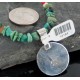 Handmade Certified Authentic Navajo .925 Sterling Silver Natural Turquoise Native American Necklace 370897275216