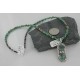 Handmade Certified Authentic Navajo .925 Sterling Silver Natural Turquoise Native American Necklace 370900566232
