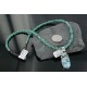 Handmade Certified Authentic Navajo .925 Sterling Silver Natural Turquoise Native American Necklace 370906021152