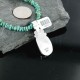 Handmade Certified Authentic Navajo .925 Sterling Silver Natural Turquoise Native American Necklace 370906021152