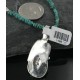 Handmade Certified Authentic Navajo .925 Sterling Silver Natural TURQUOISE Native American Necklace 370911832684
