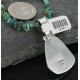 Handmade Certified Authentic Navajo .925 Sterling Silver Natural Turquoise Native American Necklace 370914599950