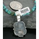 Handmade Certified Authentic Navajo .925 Sterling Silver Natural Turquoise Native American Necklace 370922657943