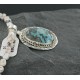 Handmade Certified Authentic Navajo .925 Sterling Silver Natural Turquoise Native American Necklace 370925515755