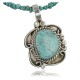 Handmade Certified Authentic Navajo .925 Sterling Silver Natural Turquoise Native American Necklace 370944302166 Handmade Certified Authentic Navajo .925 Sterling Silver Natural Turquoise Native American Necklace 370944302166
