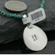 Handmade Certified Authentic Navajo .925 Sterling Silver Natural Turquoise Native American Necklace 370949636317