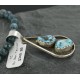 Handmade Certified Authentic Navajo .925 Sterling Silver Natural Turquoise Native American Necklace 370965542749