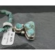 Handmade Certified Authentic Navajo .925 Sterling Silver Natural Turquoise Native American Necklace 370971195562