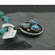 Handmade Certified Authentic Navajo .925 Sterling Silver Natural Turquoise Native American Necklace 370973899594