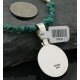 Handmade Certified Authentic Navajo .925 Sterling Silver Natural Turquoise Native American Necklace 370973899594