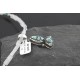 Handmade Certified Authentic Navajo .925 Sterling Silver Natural Turquoise Native American Necklace 370977384054
